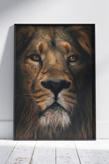 Lion Jungle king Portrait | Animal Poster Wall Art