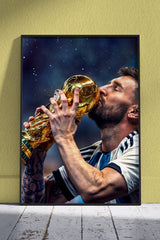Lionel Messi - World Cup 2022 | Sports Poster Wall Art