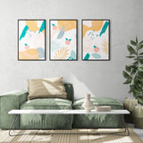 Nordic Modern Abstract (3 Panel) Abstract Wall Art