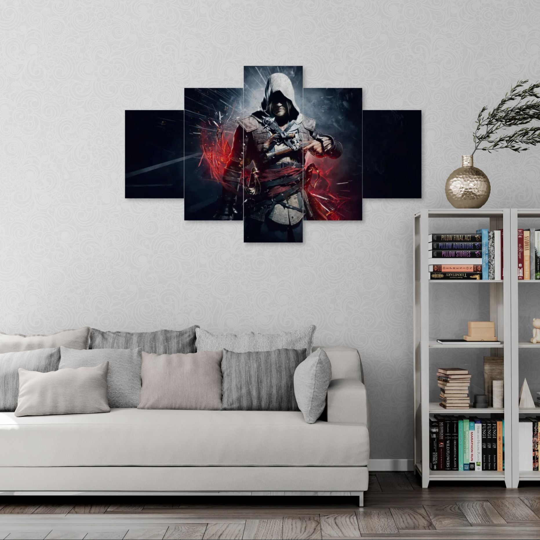 Assassin's Creed (5 Panel-II) Game Wall Art