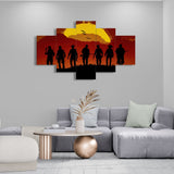 Red Dead Redemption 2 (5 Panel-II) Game Wall Art