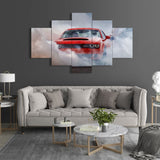 Dodge Challenger Demon (5 Panel-II) Car Wall Art