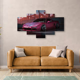 Deep Purple Honda Nsx Need For Speed (5 Panel-II) Car Wall Art