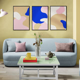 Hand drawn abstract shapes (3 Panel) Abstract Wall Art