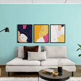 Abstract Colorful Minimalist (3 Panel) Abstract Wall Art