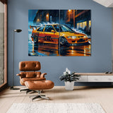 modified 1990s Honda (2 Panel) Cars Wall Art