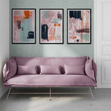 SPLASH OF Colors (3 Panel) Abstract Wall Art