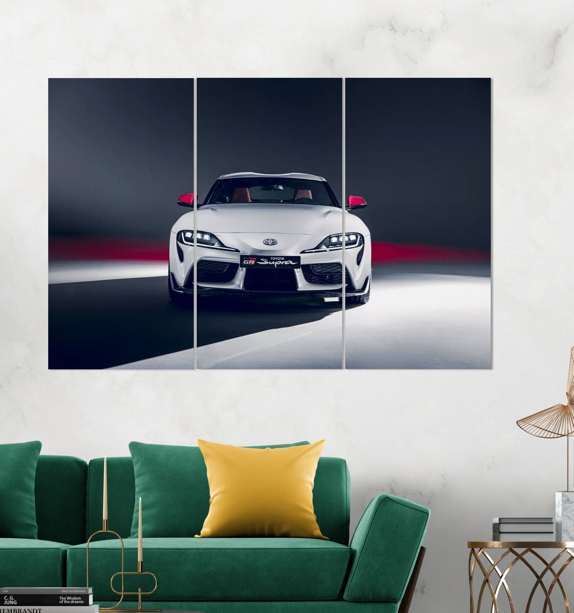 Toyota GR Supra (3 Panel-II) Cars Wall Art