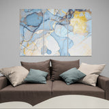 Abstract Marble Stone (3 Panel-II) Abstract Wall Art