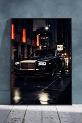 Luxury Car In The City | Cars Poster Wall Art