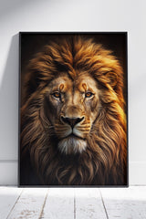 Majestic Lion Head - Poster | Animal Poster Wall Art