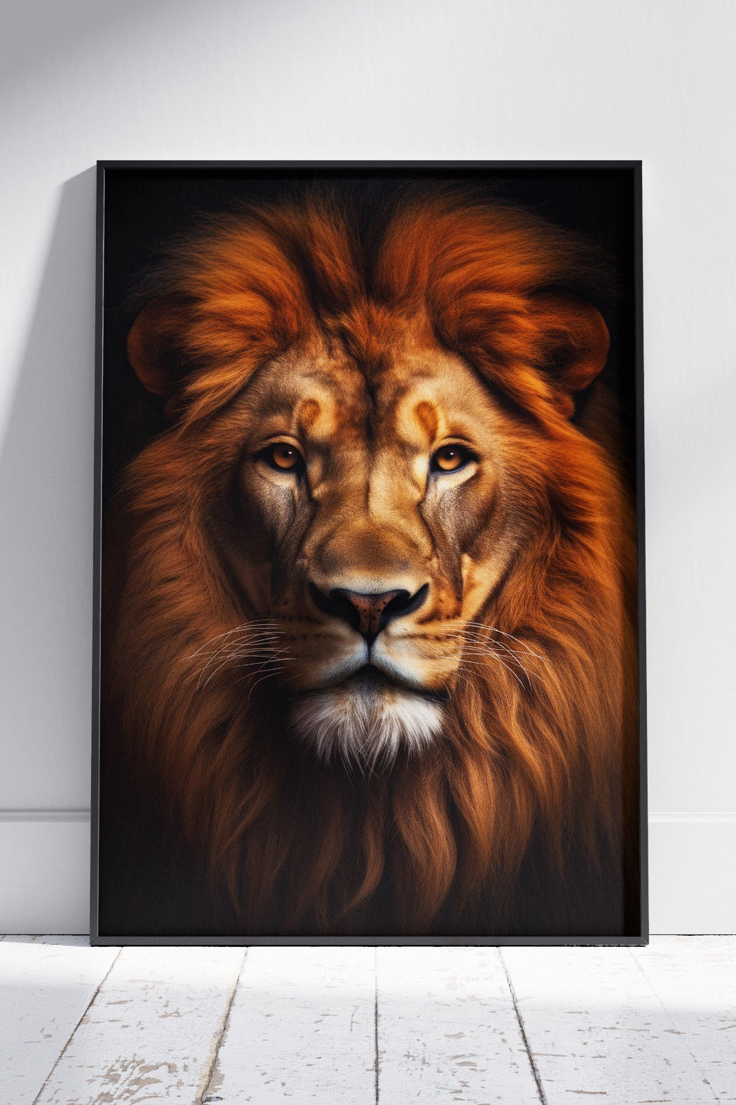 Majestic Lion Portrait Animal | Animal Poster Wall Art