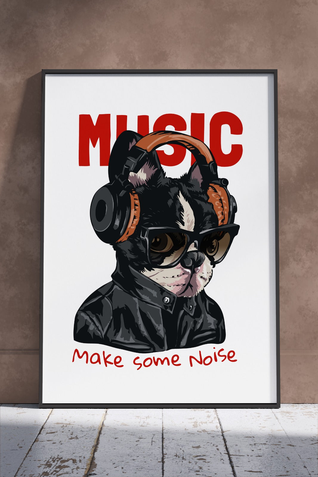 Make Some Noise Star Dog | Poster Wall Art