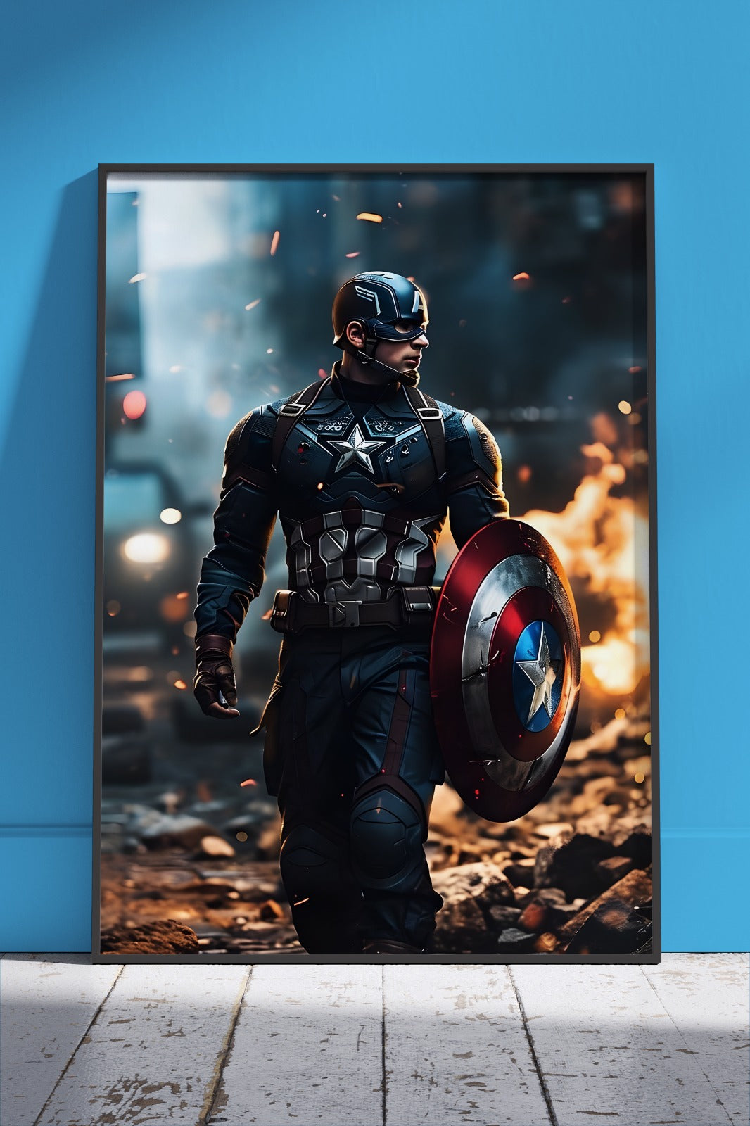 Marvel Hero Captain America | Movies Poster Wall Art