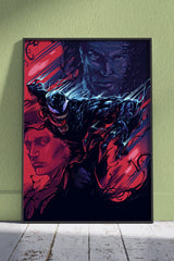 Marvel Venom Abstract Poster | Movies Poster Wall Art