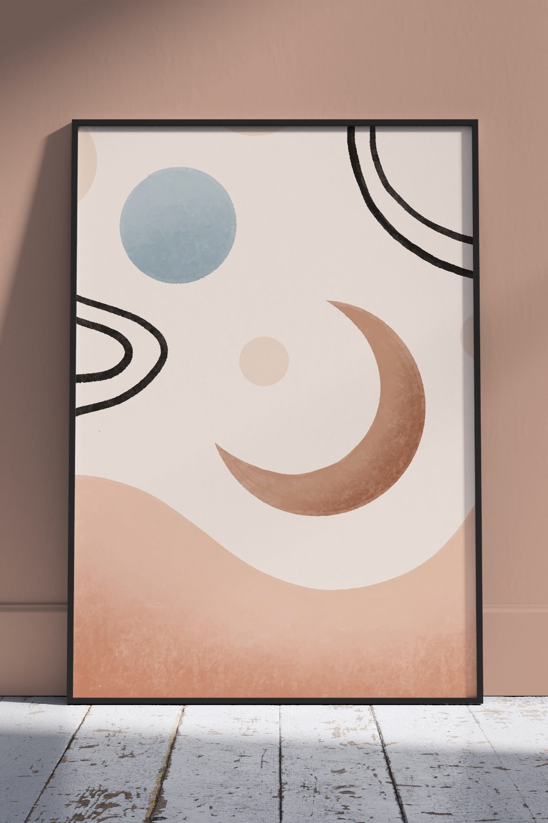 Mid Century Modern Abstract | Poster Wall Art