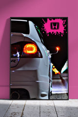 Modified Honda Civic Reborn | Cars Poster Wall Art