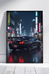Nissan Skyline JDM Car | Ai Artworks Poster Wall Art