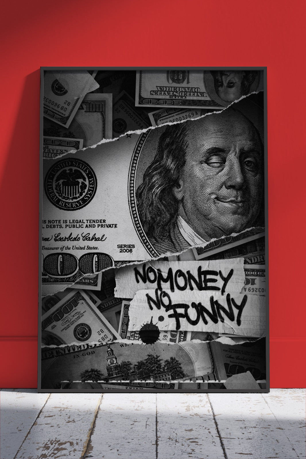 No Money No Funny | Poster Wall Art