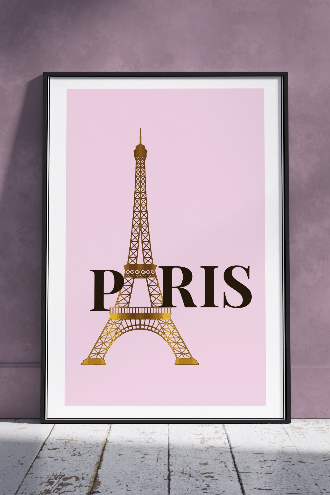 Paris Poster Eiffel Tower | Girlish Poster Wall Art