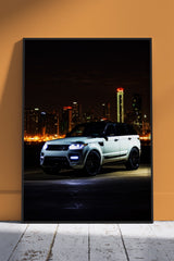 Range Rover Sport White | Cars Poster Wall Art