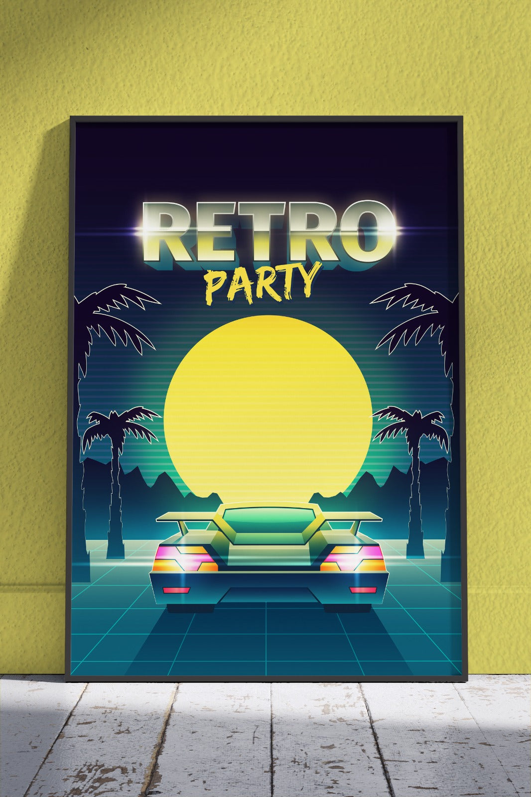 Retro Party Poster | Poster Wall Art