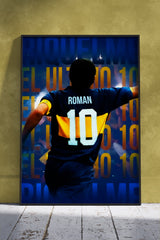 Roman Riquelme Poster | Sports Poster Wall Art