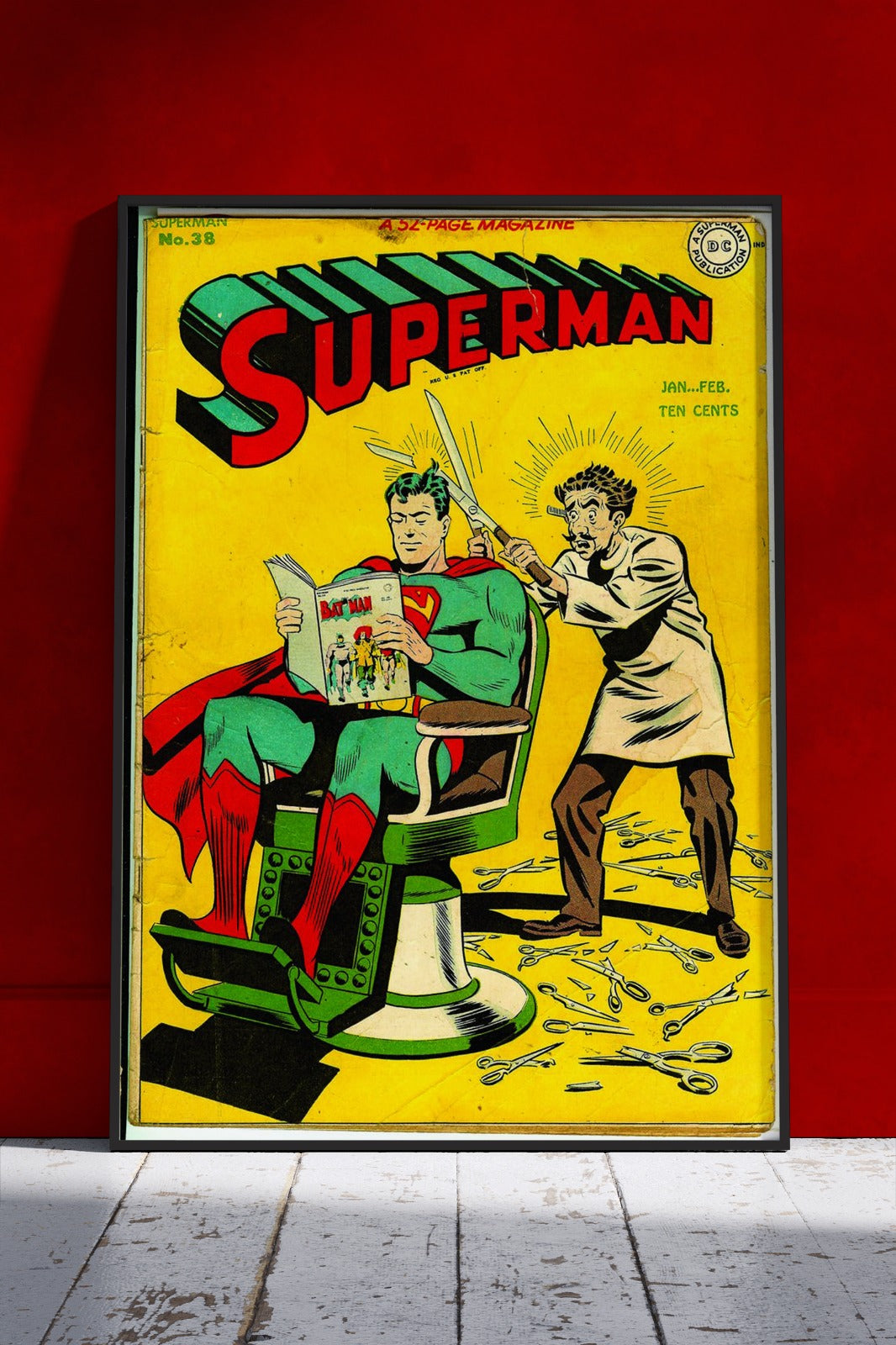 Soulhouse Vintage Superman Comic | Poster Wall Art