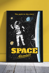 Space Adventure Astronaut | Poster Wall Art