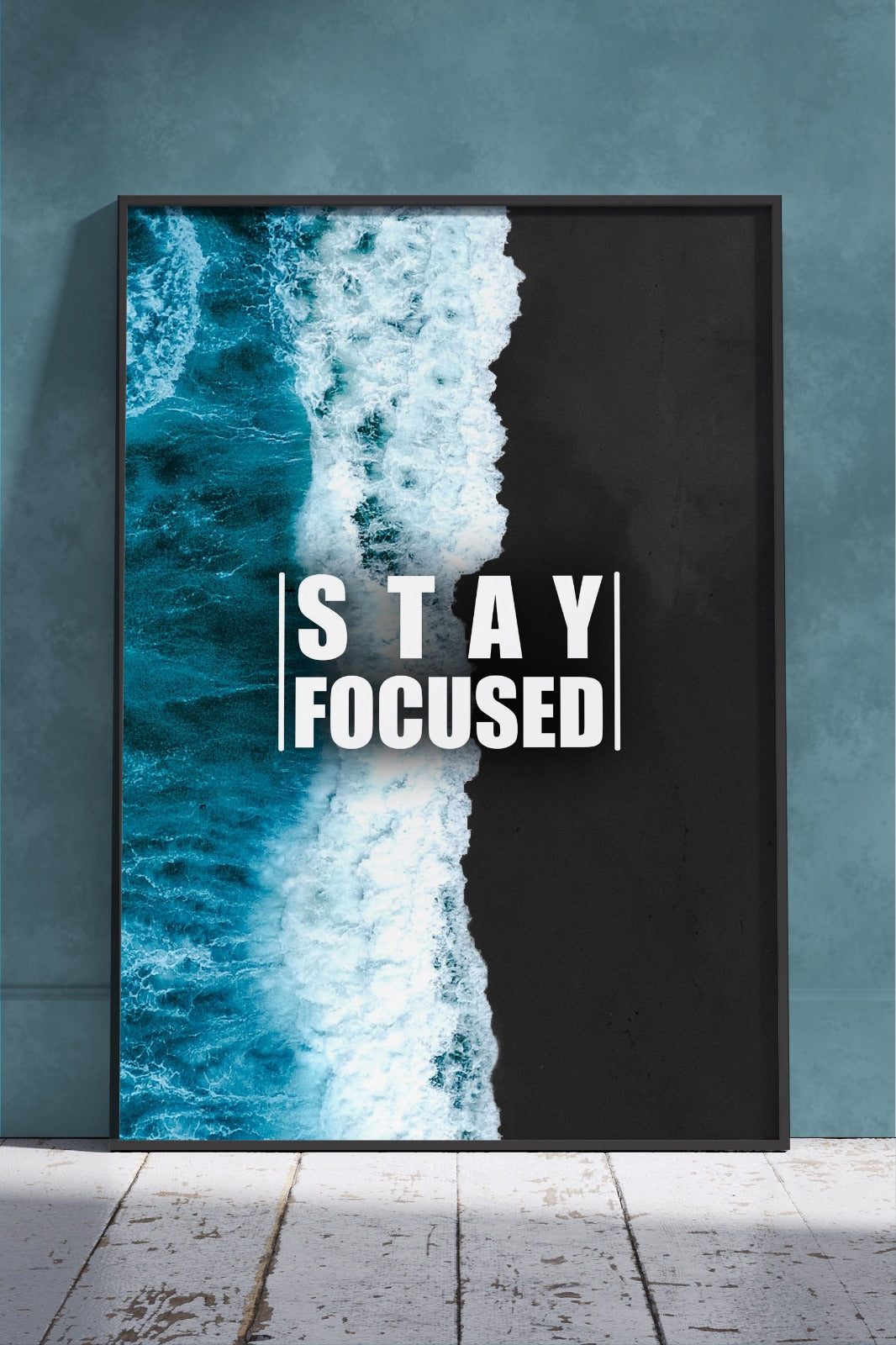 Stay Focused | Motivational Poster Wall Art