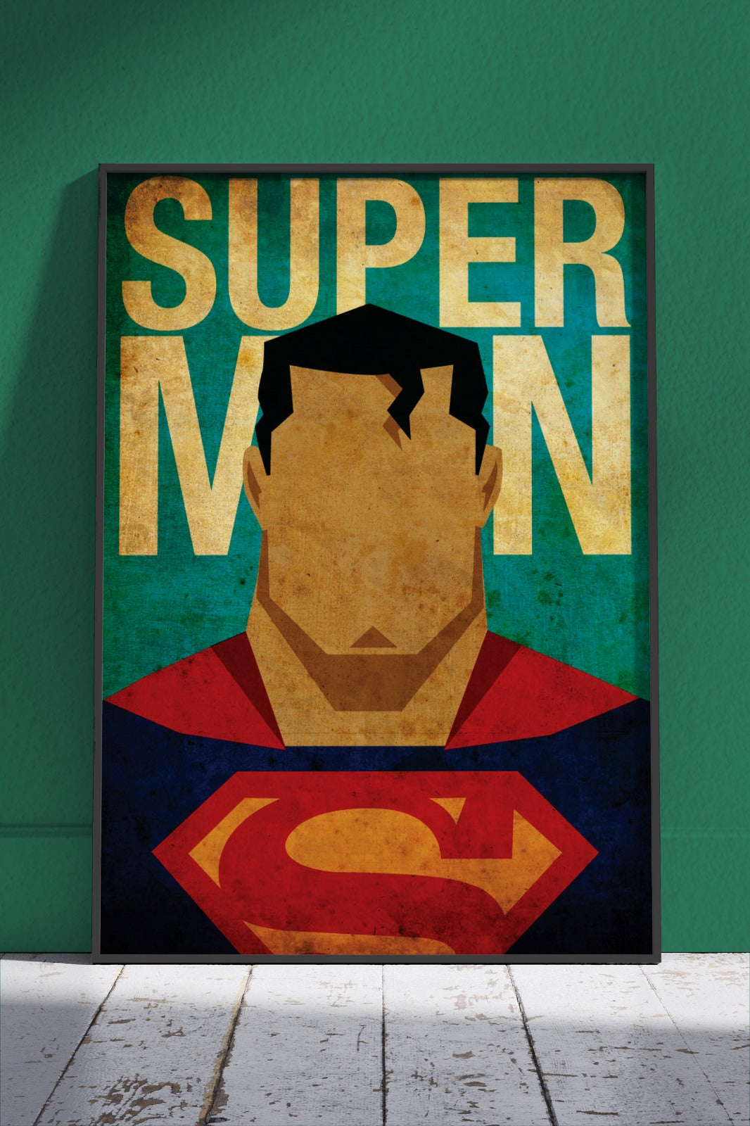 Superman Cartoon Style Vintage | Movies Poster Wall Art