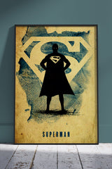 Superman Justice League Minimalist | Movies Poster Wall Art