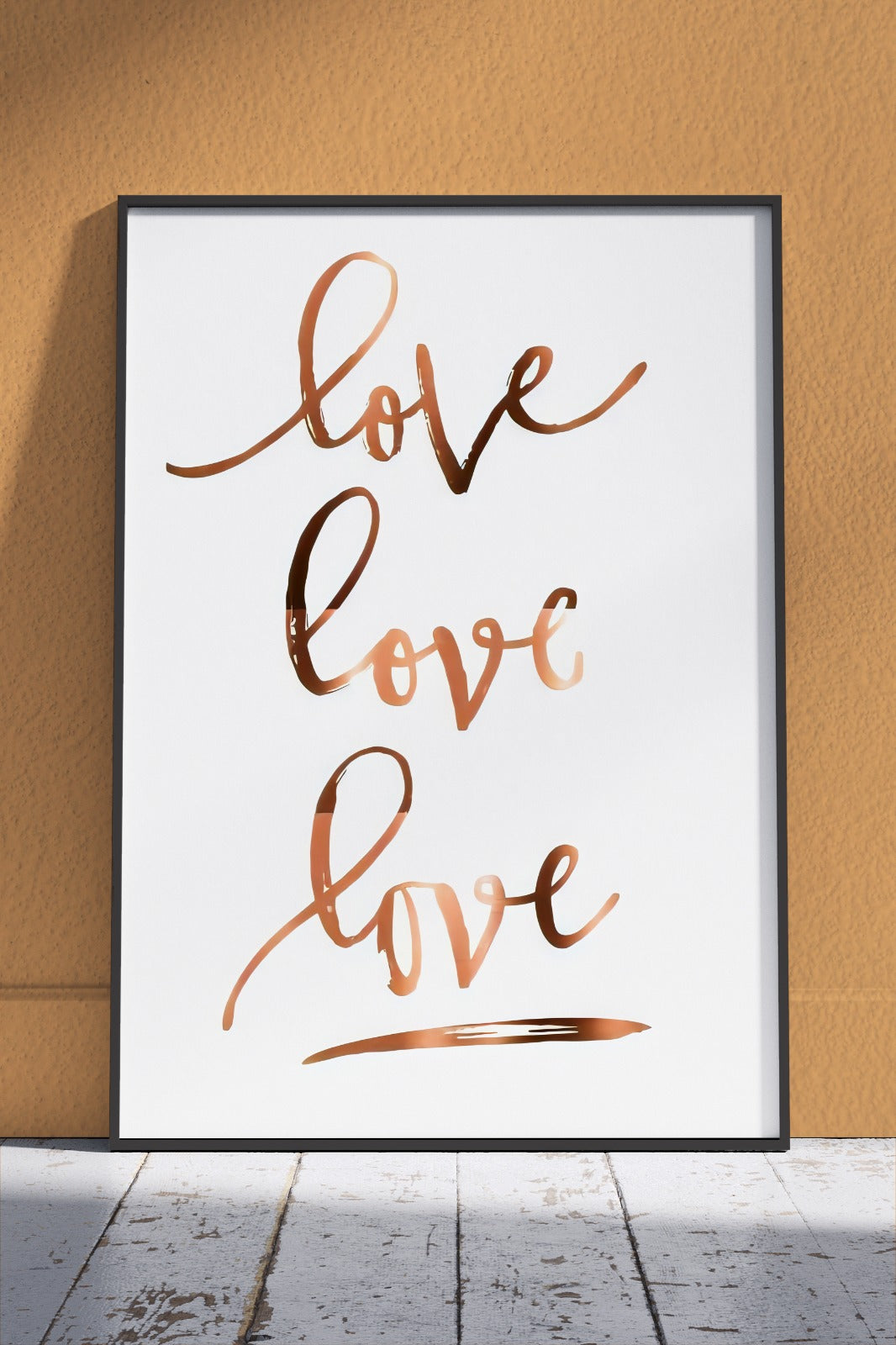 Swirly Love Quote | Poster Wall Art