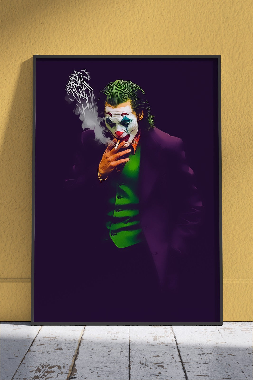 The Joker Smoking | Movies Poster Wall Art