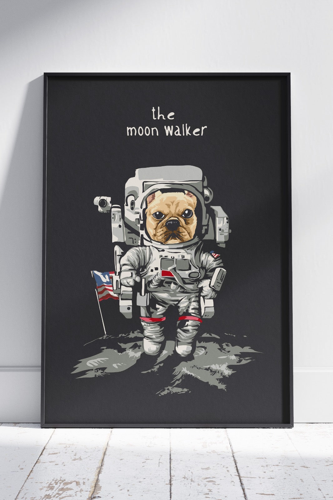 The Moon Walker Poster | Animal Poster Wall Art