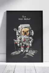The Moon Walker Poster | Animal Poster Wall Art