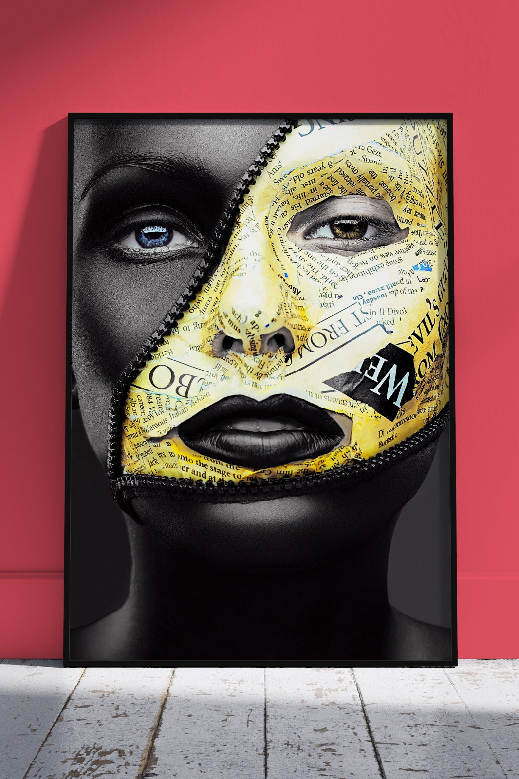 The Tyrant and the Sage - Blacked Portrait 003 | Black & Gold Poster Wall Art