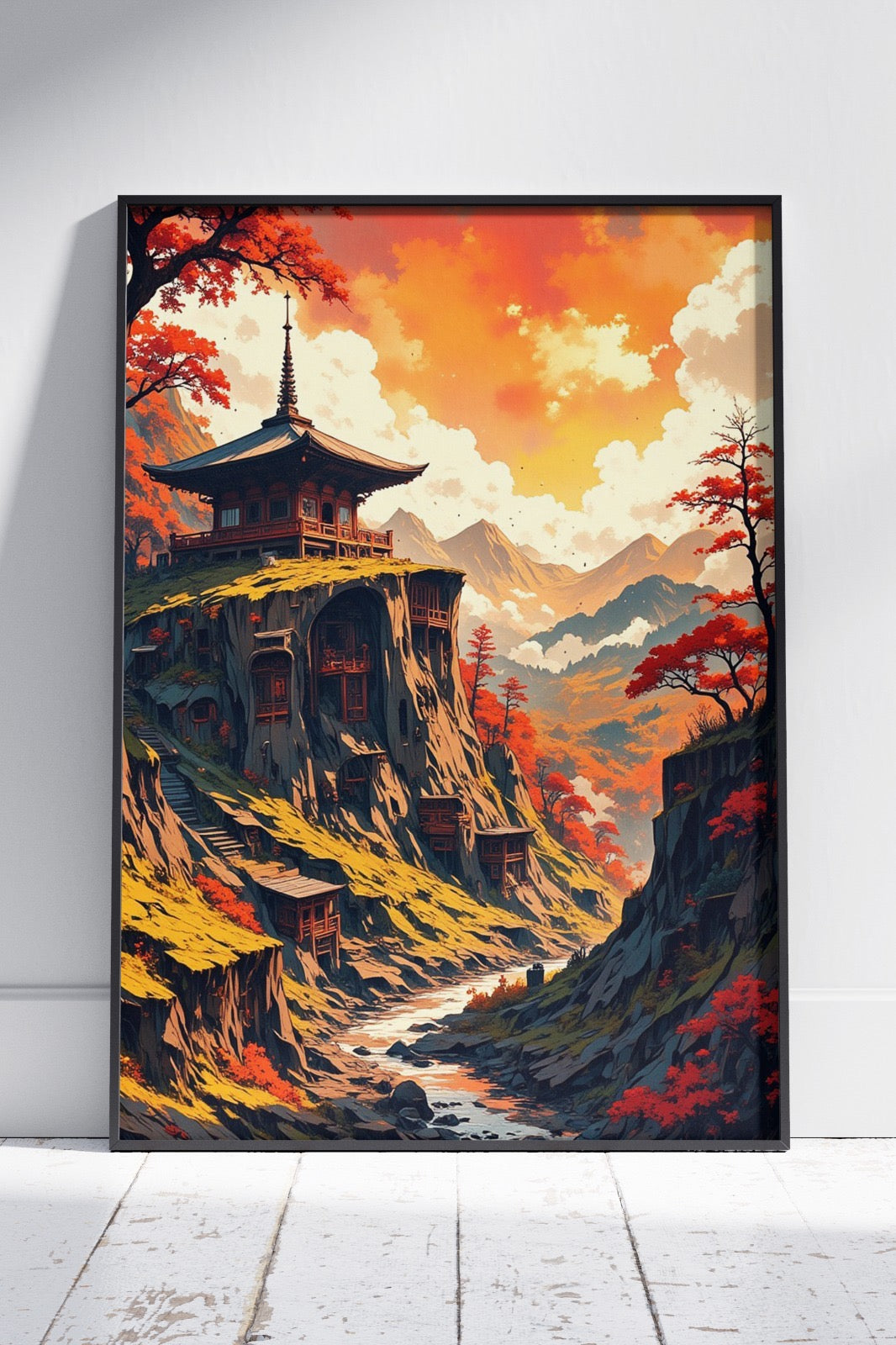 Tranquil Forest Setting | Ai Artworks Poster Wall Art