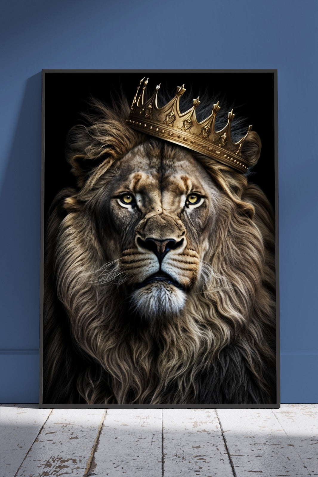 Vintage Crown Lion King | Poster Wall Art