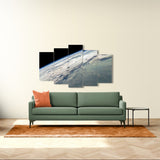 Planet Earth Scene From Space (5 Panel-II) Landscape Wall Art