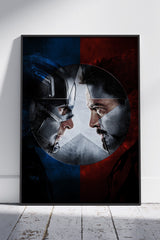 Captain America & Iron Man , civil war | Games Poster Wall Art