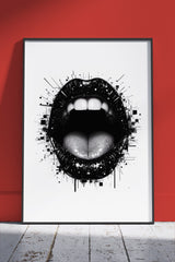 Kiss Makeup Poster | Girlish Poster Wall Art