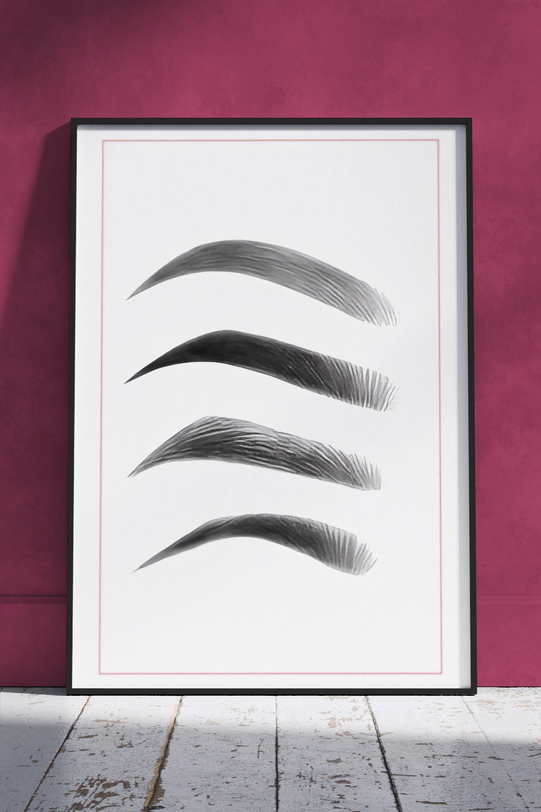 5 Shades Of Eyebrows | Girlish Poster Wall Art