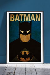 Batman Cartoon Style Vintage | Movies Poster Wall Art