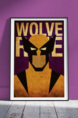 Wolve Man Cartoon Style Vintage | Movies Poster Wall Art