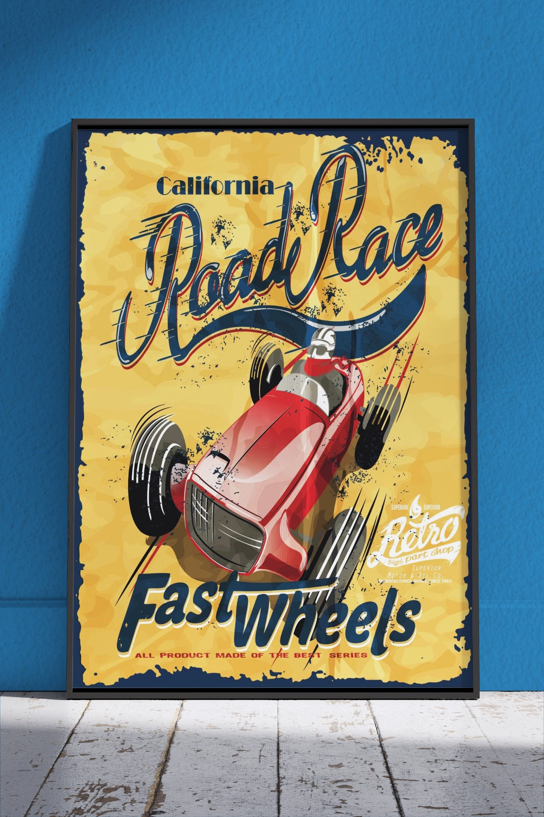 Zippo California Fast Wheels Road Race | Poster Wall Art
