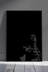 black Superman | Poster Wall Art