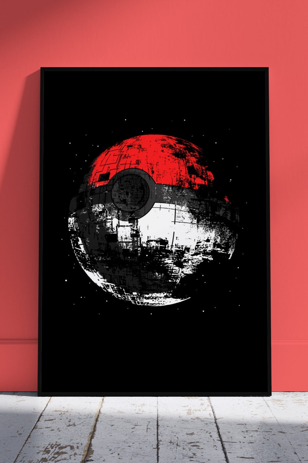 Pokeball Minimal Art Poster | Anime Poster Wall Art