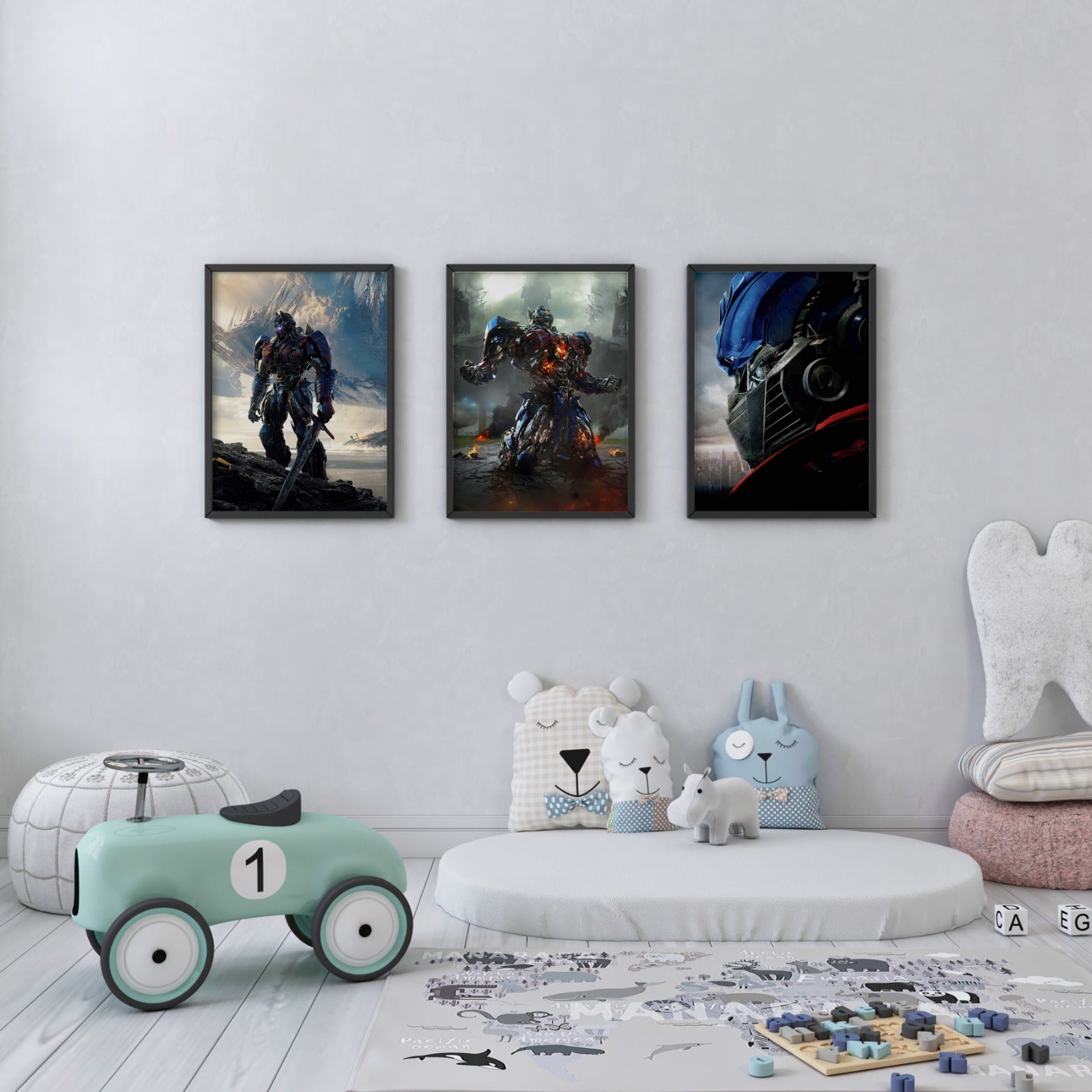Transformers prime (3 Panel) Wall Art