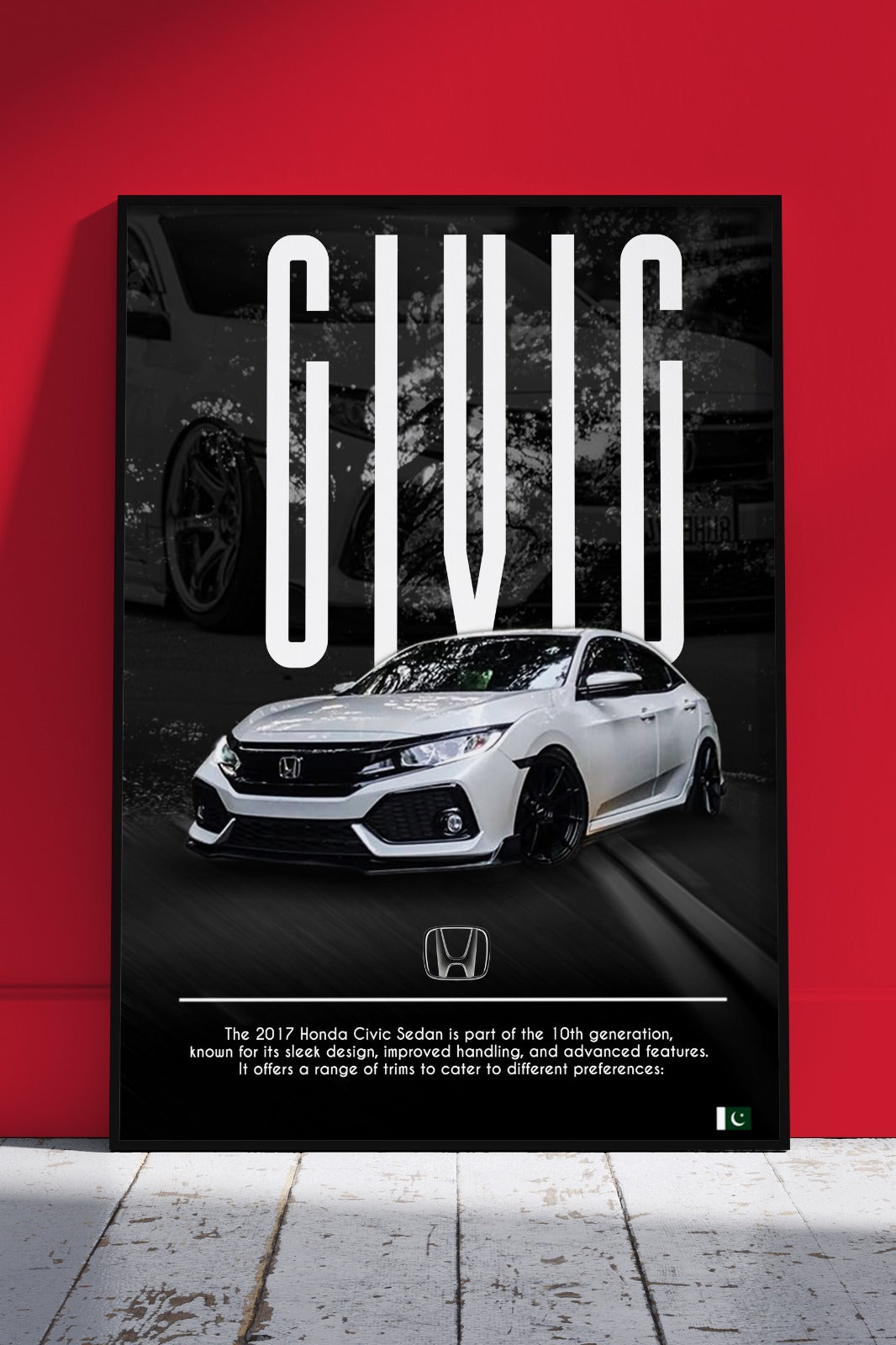 Civic Type R | Cars Poster Wall Art